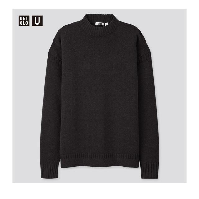 UNIQLO(ユニクロ)のUNIQLO U ミドルゲージモックネックセーター長袖　XL メンズのトップス(ニット/セーター)の商品写真