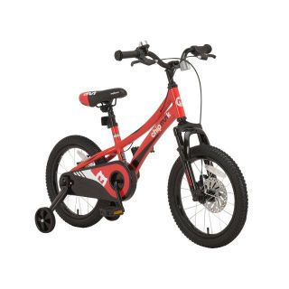 CHIPMUNK 幼児車 補助輪付き 16インチ レッド 52911(車体)