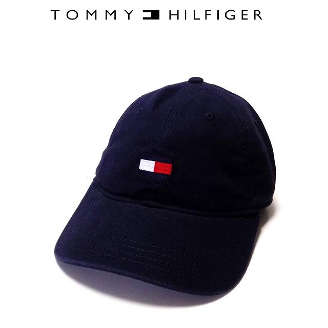 TOMMY HILFIGER(トミーヒルフィガー)のトミーヒルフィガーフラッグロゴ刺繍キャップ 男女兼用 th26 メンズの帽子(キャップ)の商品写真