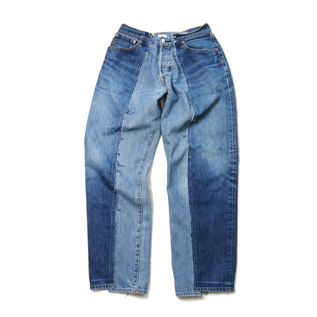 BEAUTY&YOUTH UNITED ARROWS(ビューティアンドユースユナイテッドアローズ)のOLDPARK BAGGY JEANS：BLUE：sizeS：No2 レディースのパンツ(デニム/ジーンズ)の商品写真