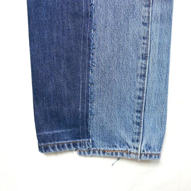 OLDPARK BAGGY JEANS：BLUE：sizeS：No2