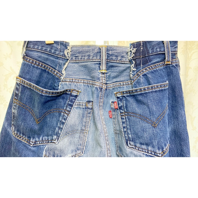 OLDPARK BAGGY JEANS：BLUE：sizeS：No2