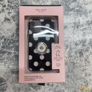 ケイトスペードニューヨーク(kate spade new york)の【新品未使用】03  ケイトスペード iPhone12/12 PRO ドット(モバイルケース/カバー)