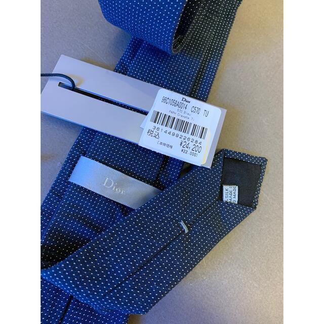 正規 19SS DIOR ディオール ドット ネクタイ - ネクタイ