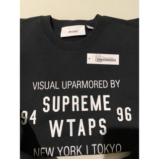 Supreme × WTAPS  Tシャツ  黒色　Mサイズ