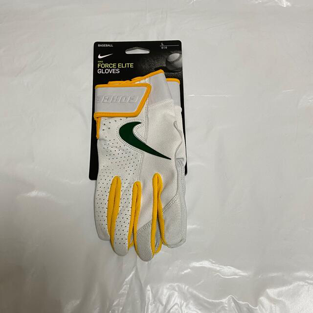 NIKE - (新品)NIKE FORCE ELITE バッティンググローブ Lサイズ NIKE - (新品)NIKE FORCE ELITE バッティンググローブ Lサイズ