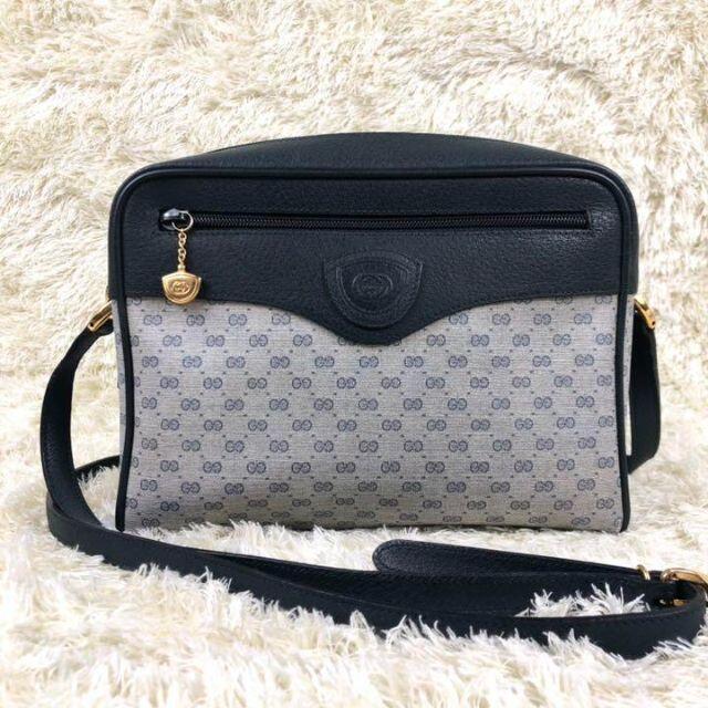 純正 価格 ✨美品✨ GUCCI ショルダーバッグ マイクロGG インター