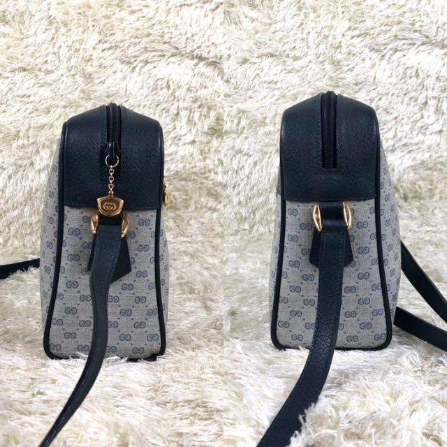 美品✨GUCCI ショルダーバッグ PVC インターロッキング マイクロGG