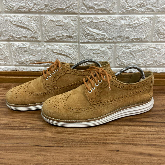 39sトリッカーズ美品　Cole Haan LUNARGRAND LONGWING ウィングチップ