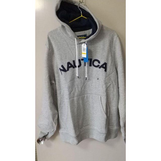 NAUTICA(ノーティカ)のNautica　ノーティカ　ノーチカ グレー　パーカー　Mサイズ メンズのトップス(パーカー)の商品写真