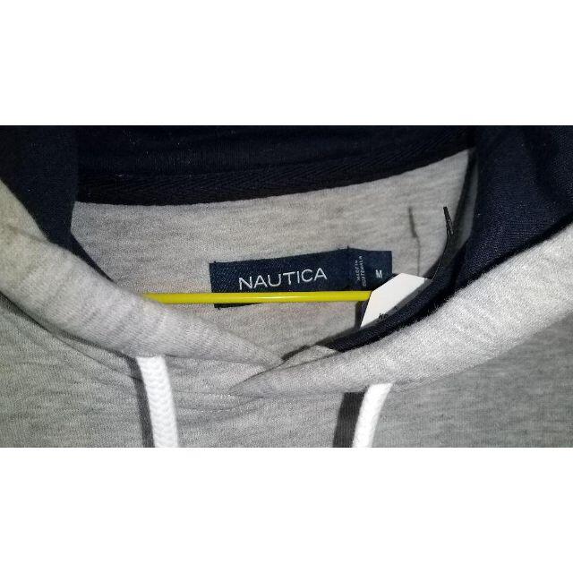 NAUTICA(ノーティカ)のNautica　ノーティカ　ノーチカ グレー　パーカー　Mサイズ メンズのトップス(パーカー)の商品写真