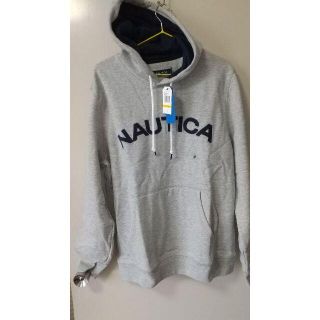 ノーティカ(NAUTICA)のNautica　ノーティカ　ノーチカ グレー　パーカー　Mサイズ(パーカー)