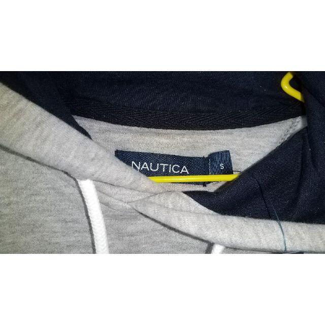 NAUTICA(ノーティカ)のNautica　ノーティカ　ノーチカ グレー　パーカー　Sサイズ メンズのトップス(パーカー)の商品写真
