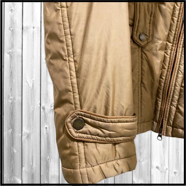 Michael Kors(マイケルコース)のMICHANEL KORS 中綿　パデッド　ブルゾン　羊革　ダウン　ジャケット レディースのジャケット/アウター(ブルゾン)の商品写真