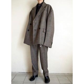 サンシー(SUNSEA)の19AW steinシュタインOVERSIZED WINDOWPENセットアップ(テーラードジャケット)