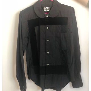 ブラックコムデギャルソン(BLACK COMME des GARCONS)のコムデギャルソン　ブラック　丸襟ブラウス　レース(シャツ/ブラウス(長袖/七分))