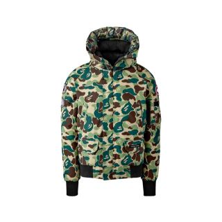 アベイシングエイプ(A BATHING APE)のBAPE CANADA GOOSE CONCEPTS コラボジャケット L(ダウンジャケット)