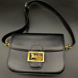 セフィーヌ(CEFINE)のCeline　オールドセリーヌ　ブラック　馬車金具　ショルダーバッグ(ショルダーバッグ)