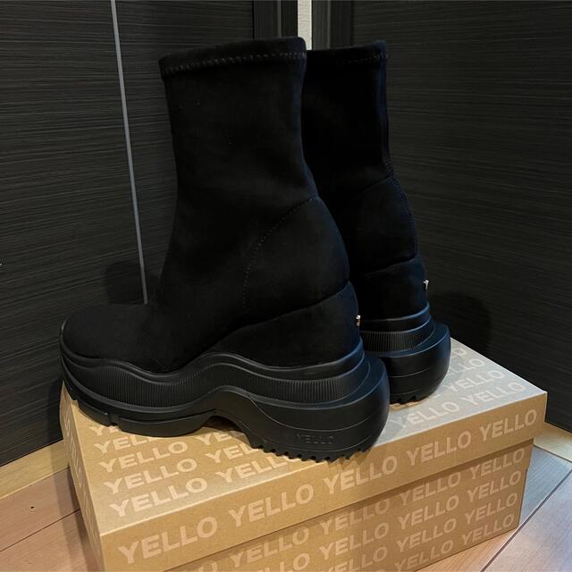 YELLO／BAISEN DOUBLE SNEAKER SHORT BOOTS レディースの靴/シューズ(ブーツ)の商品写真