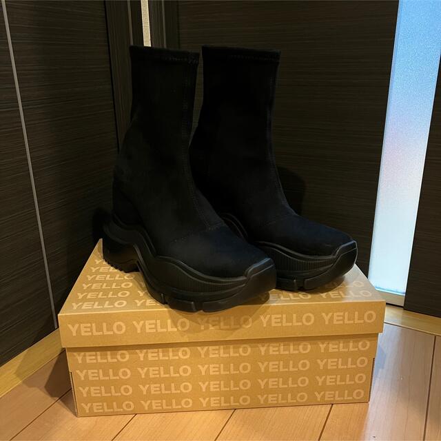 YELLO／BAISEN DOUBLE SNEAKER SHORT BOOTS レディースの靴/シューズ(ブーツ)の商品写真