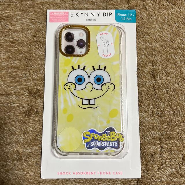 SKINNYDIP(スキニーディップ)のSKINNY DIP×SpongeBob(iPhone12.12Pro対応)新品 スマホ/家電/カメラのスマホアクセサリー(iPhoneケース)の商品写真