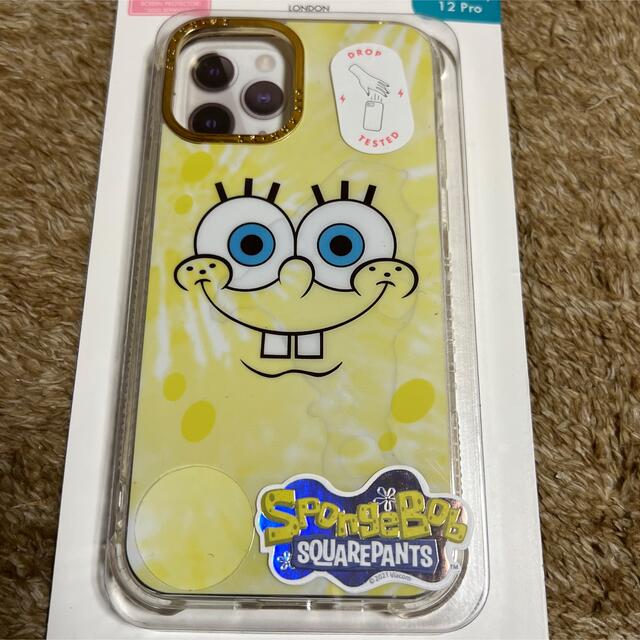 SKINNYDIP(スキニーディップ)のSKINNY DIP×SpongeBob(iPhone12.12Pro対応)新品 スマホ/家電/カメラのスマホアクセサリー(iPhoneケース)の商品写真