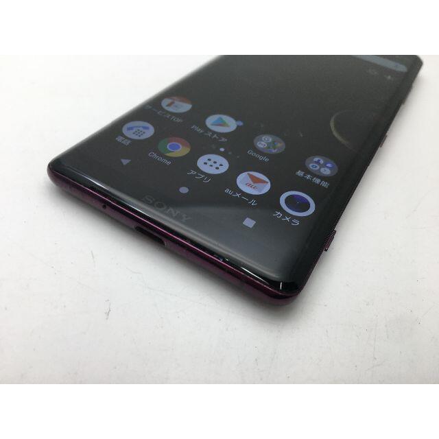 SIMフリー良品au Xperia XZ3 SOV39 レッド 297 - 5