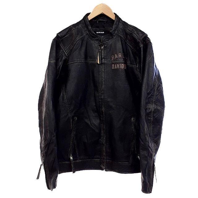 美品 ハーレーダビッドソン レザージャケット XL 01-21103186 【送料