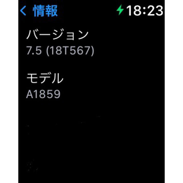 Apple Watch Series3 〈42mm GPS model〉