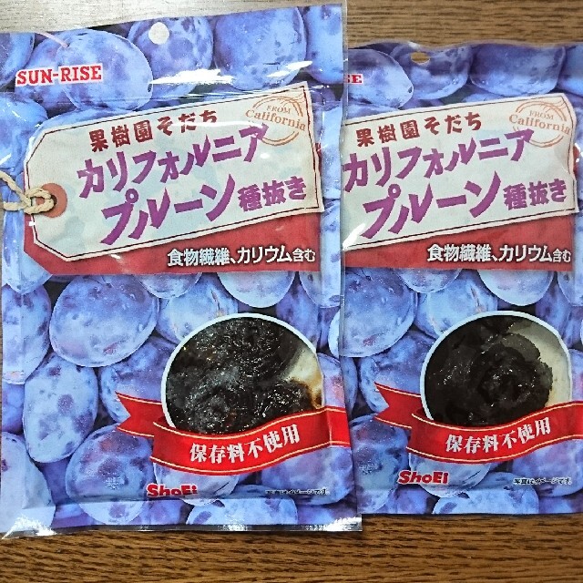 正栄食品工業 株主優待 カリフォルニア プルーン 種抜き 2セット 食品/飲料/酒の食品(菓子/デザート)の商品写真