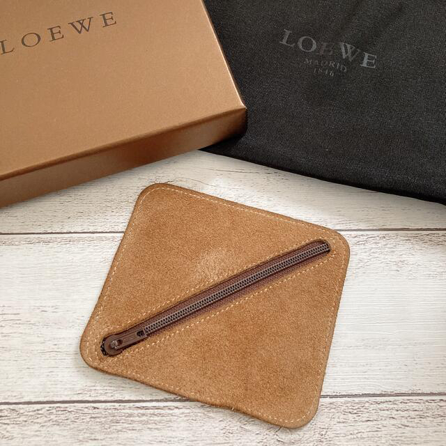 ブラウン LOEWE スエード 小銭入れ コインケース の通販 by ととろ