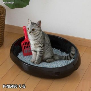 アイリスオーヤマ(アイリスオーヤマ)のアイリス ネコトイレs 黒(猫)