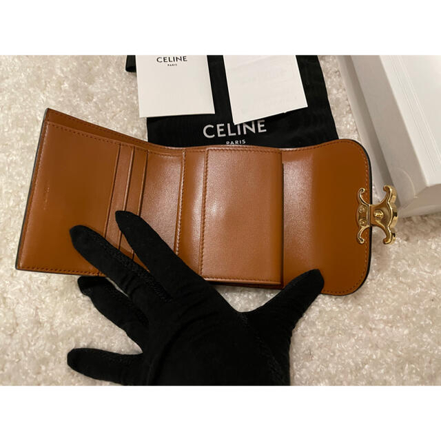 celine(セリーヌ)のCELINE セリーヌ スモール トリオンフウォレット レディースのファッション小物(財布)の商品写真