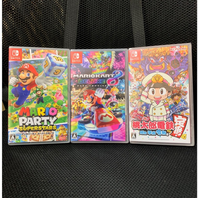 最上の品質な Nintendo Switch 新品　マリカ8デラ　桃太郎電鉄　マリオパーティースーパースターズ　各1本　計3本 - 家庭用ゲームソフト