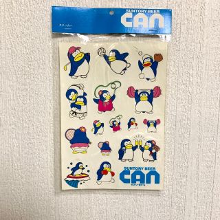 サントリー(サントリー)のサントリー生ビール CAN ペンギン　ステッカー(ノベルティグッズ)