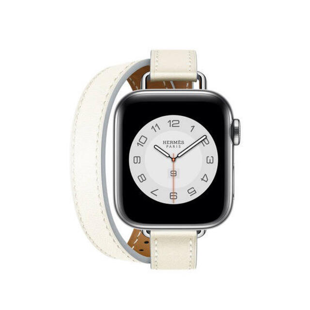 #199 エルメス Apple Watch ドゥブルトゥール 40mm ホワイト
