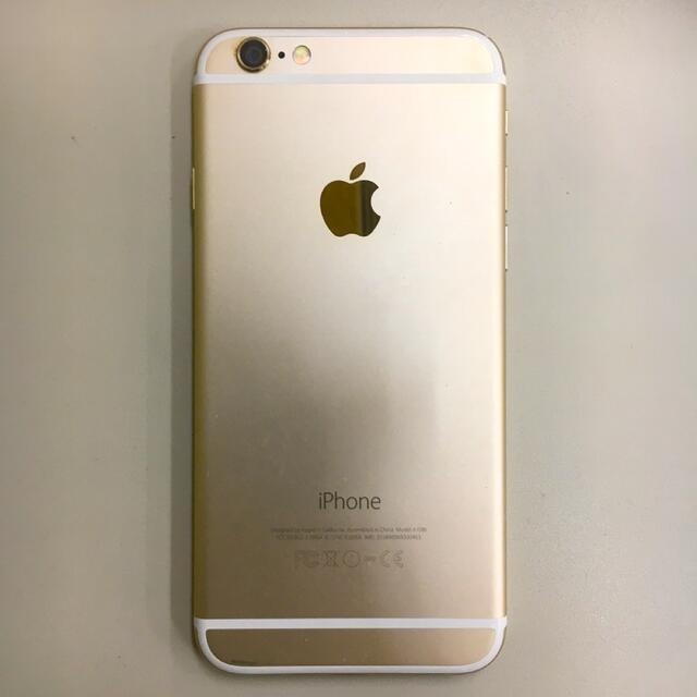 iPhone 6 au 16gb gold - スマートフォン本体