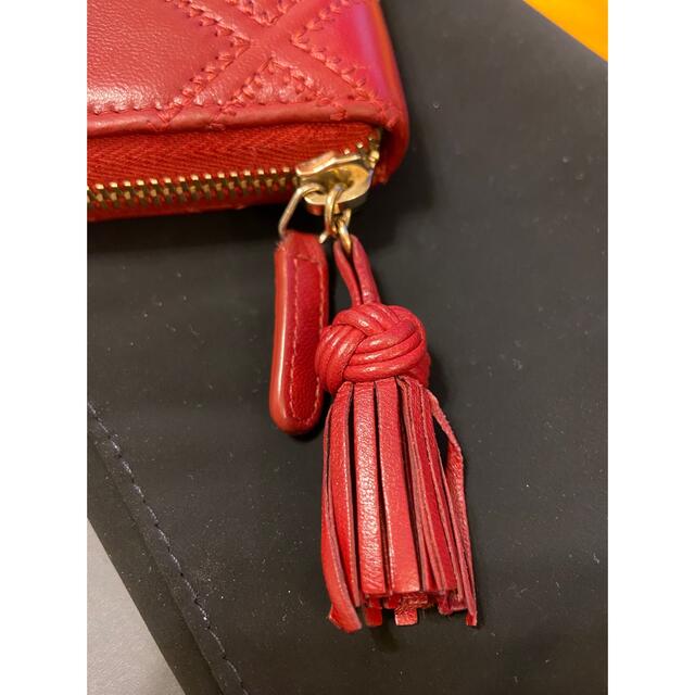 CHANEL - CHANEL シャネル 長財布 ダブルステッチ タッセル付き CHANEL - CHANEL シャネル 長財布 ダブルステッチ タッセル付き