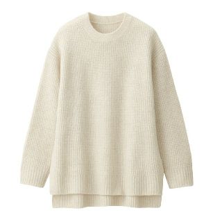 ムジルシリョウヒン(MUJI (無印良品))の◆新品◆ 無印良品 ヤクキャメル入りチュニック／XS－Ｓ／ライトシルバーグレー(チュニック)