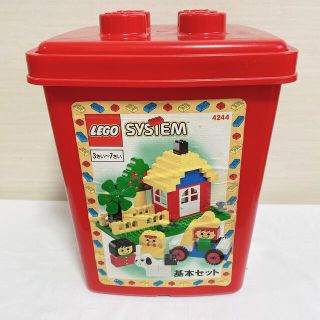 レゴ(Lego)のLEGO レゴ 赤いバケツ 廃盤 希少 レア 4244(積み木/ブロック)