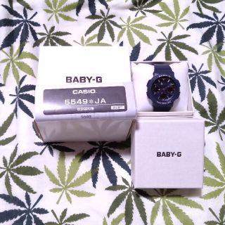 ベビージー(Baby-G)の電波ソーラー　腕時計　CASIO Baby-G bga-2510　ネイビー(腕時計)