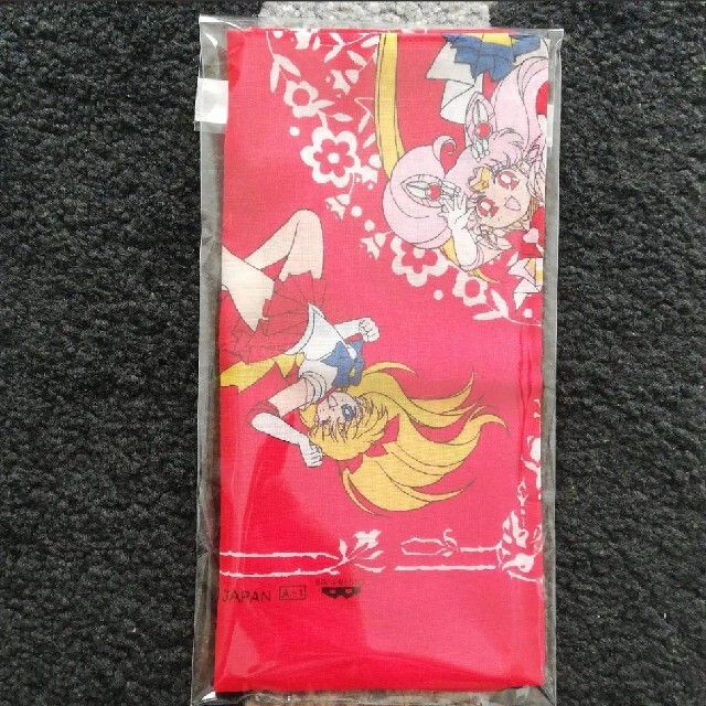 セーラームーン - セーラームーン バンダナ ハンカチ 赤 レッド セーラームーン - セーラームーン バンダナ ハンカチ 赤 レッド