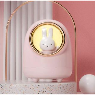 新品　ピンク　ミッフィー　加湿器 ベットライト　卓上　miffy(加湿器/除湿機)