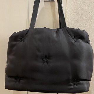 ルートート(ROOTOTE)のROOTOTE ブラック 星柄 トートバッグ(トートバッグ)