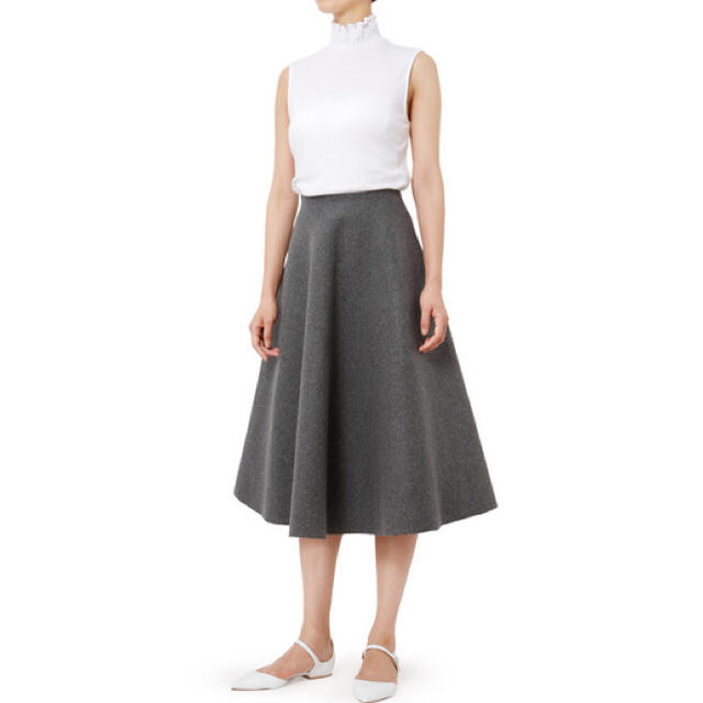新作入荷!!】 LE CIEL Wメルトンテントスカート♡you - BLEU ひざ丈