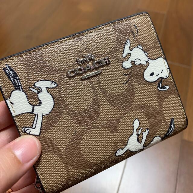 【Sale】コーチアウトレット COACH×SNOOPY コラボ スナップ ウォレット・スヌーピー ライツ モチーフ コンパクト財布 CF252 レザー ワイン【新品】【未使用品】【丸正質舗】【質屋】【ブリルトワーゼ】（M211319)