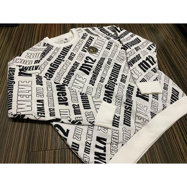 未使用新品】Munsingwear x V12(マンシングウェア) 総柄ニット