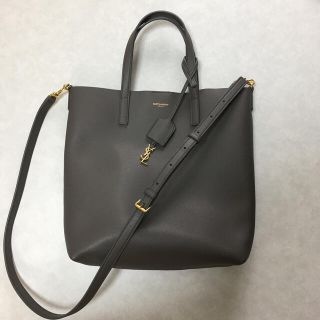 サンローラン(Saint Laurent)のSaint Laurent  レザートートバック グレー(トートバッグ)