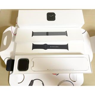 アップルウォッチ(Apple Watch)のAppleWatchSeries5(GPS+Cellularモデル)-44mm(腕時計(デジタル))