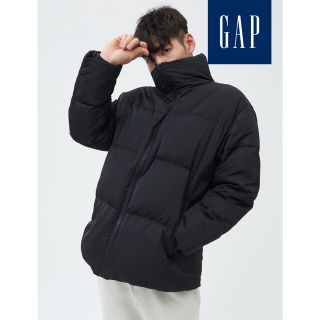 美品 オーバーサイズ GAP ダウンジャケット メタリックシルバー